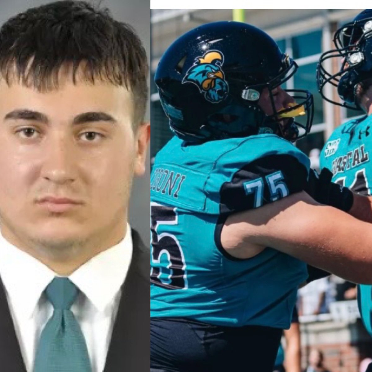 Stepinac Athletics (@stepinacsports) on Twitter photo Good Luck Michael Cogoni & Coastal Football in Myrtle Beach Bowl today. <a href="/MikeCogoni/">Michael Cogoni</a> <a href="/CoastalFootball/">Coastal Football</a> <a href="/hoopsmbd/">Mike Dougherty</a> <a href="/KDJmedia1/">Kevin Devaney Jr.</a> Good Luck Michael Cogoni & Coastal Football in Myrtle Beach Bowl today. <a href="/MikeCogoni/">Michael Cogoni</a> <a href="/CoastalFootball/">Coastal Football</a> <a href="/hoopsmbd/">Mike Dougherty</a> <a href="/KDJmedia1/">Kevin Devaney Jr.</a>