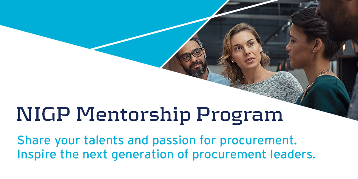 It’s the perfect New Year’s resolution. Become a mentor. Share your wealth of knowledge and experience and help guide and support the next generation of procurement leaders. #nigpmentorship nigp.org/mentorship