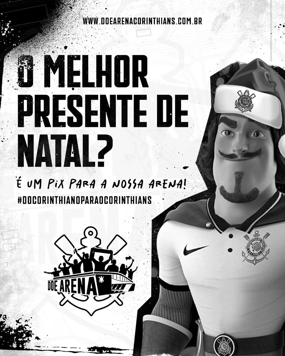 gavioesoficial's tweet photo. Neste Natal, o maior presente que você pode dar ao Corinthians e a um corinthiano é ajudar a quitar a nossa casa. A Neo Química Arena é o palco onde vivemos nossas maiores emoções e agora, é a sua chance de fazer história com a Fiel.

Porque o verdadeiro espírito natalino é compartilhar o que amamos. Faça seu PIX, mostre que o sentimento pelo Corinthians nunca para e que a Fiel nunca abandona!

https://t.co/VSk2i6fUiG

#DoeArenaCorinthians #AquiÉCorinthians #DoCorinthianoParaOCorinthians