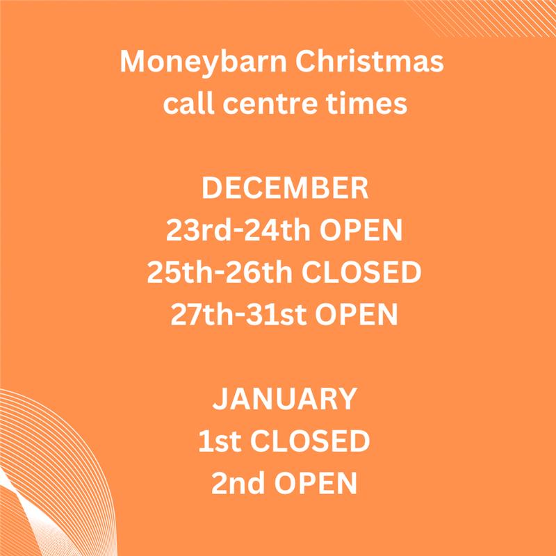 If you need to get in touch with us over the Christmas period, we’re here for you.

Here's when we'll be available over the festive season 👇