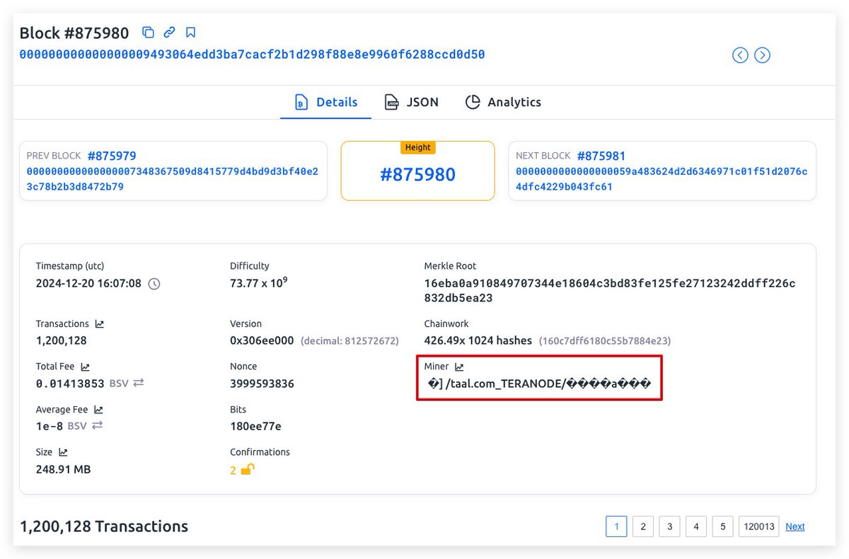 TAAL, the principal transaction processor on @BSV_blockchain, the enterprise  blockchain, has processed the first block ever on mainnet using the new  #Teranode software.
