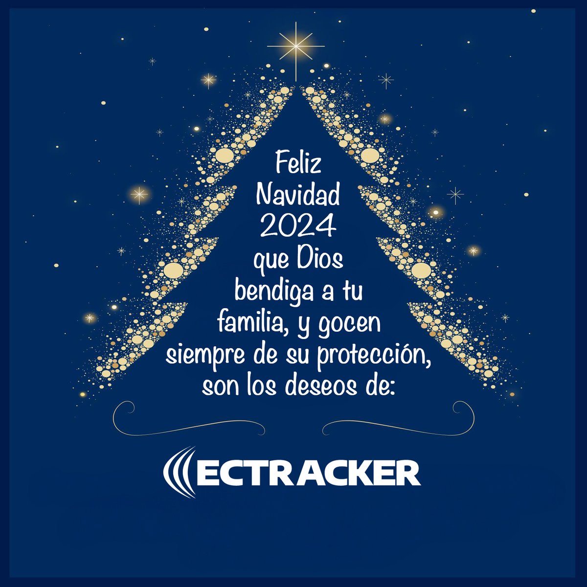 ECTracker's tweet photo. Feliz Navidad 2024, que Dios bendiga a tu familia, y gocen siempre de su protección, son los deseos de ECTracker Monitoreo Satelital https://t.co/g7zdYkzJ95