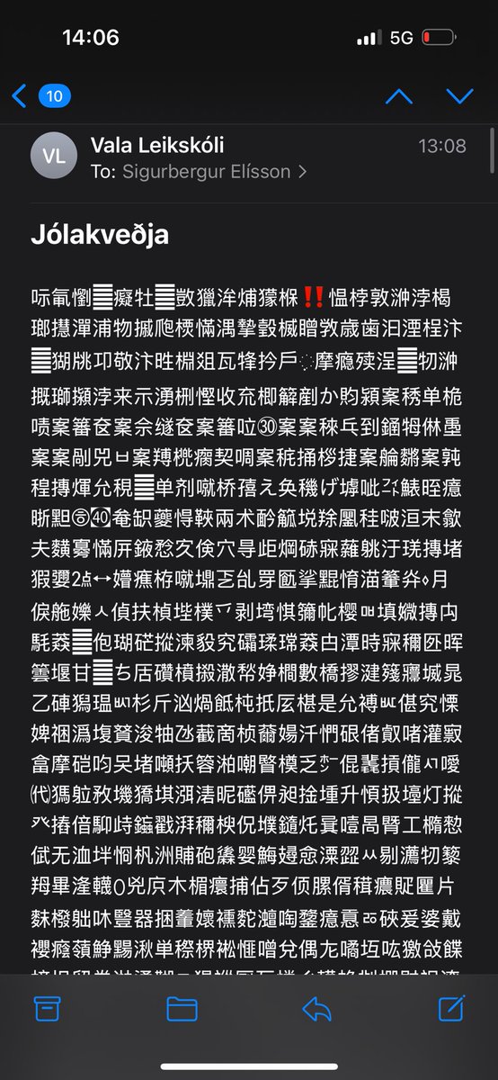 Flott og kærleiksrík jólakveðja frá leikskóla krakkana.