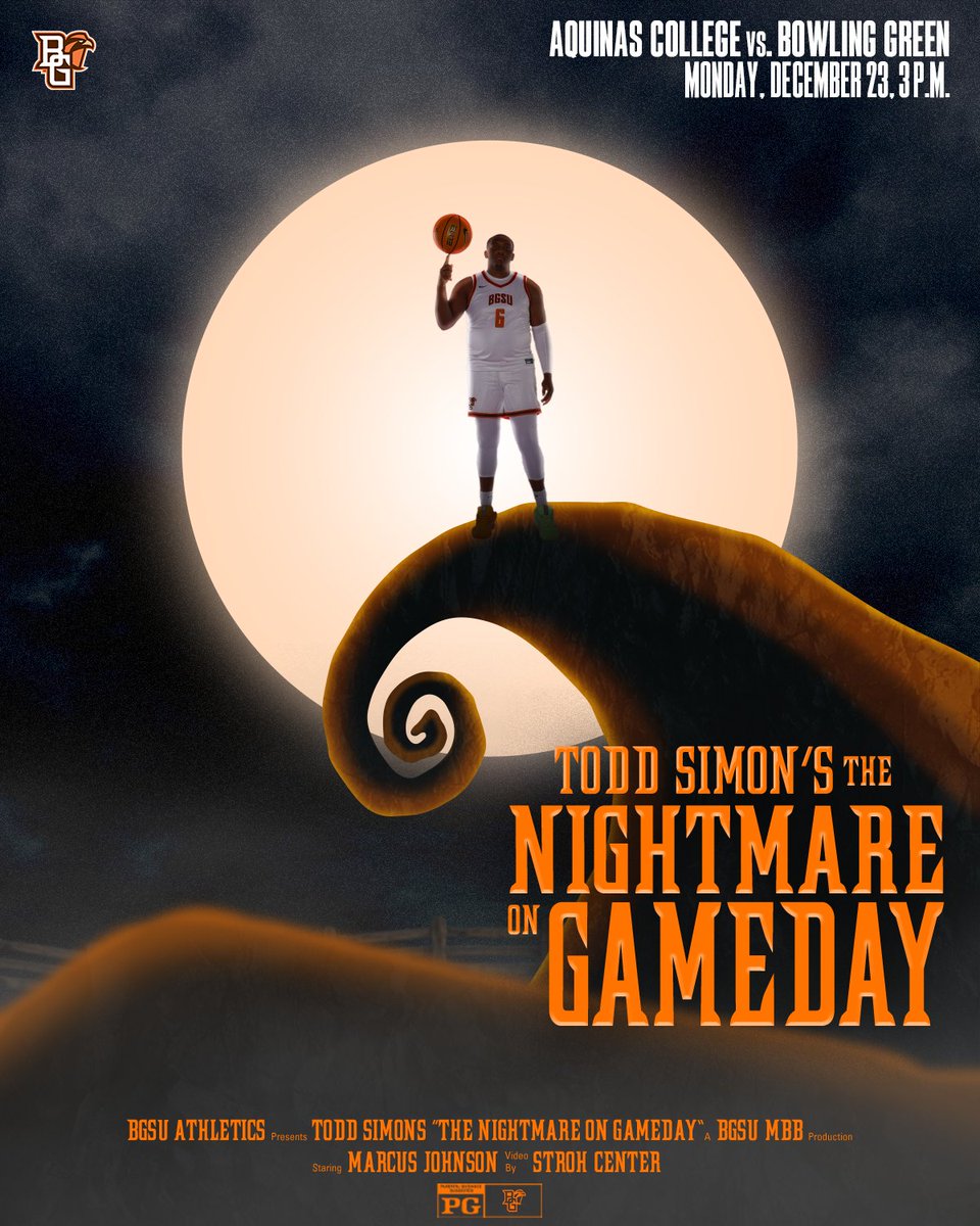 BGSU Men's Basketball (@bgsumbb) on Twitter photo ๐๐๐ข๐ ๐ฟ๐๐ฎโผ๏ธ
๐Aquinas College
๐Bowling Green, Ohio
๐๏ธStroh Center
โฐ3 p.m.
๐บtinyurl.com/234m4hwq (ESPN+)
๐ปtinyurl.com/2cr6vec6 (WFRO Eagle 99)
๐tinyurl.com/sfhosex
๐๏ธtinyurl.com/2cmoo8tl (Holiday Theme)
#FlyAroundandFindOut x #AyZiggy ๐๐๐ข๐ ๐ฟ๐๐ฎโผ๏ธ
๐Aquinas College
๐Bowling Green, Ohio
๐๏ธStroh Center
โฐ3 p.m.
๐บtinyurl.com/234m4hwq (ESPN+)
๐ปtinyurl.com/2cr6vec6 (WFRO Eagle 99)
๐tinyurl.com/sfhosex
๐๏ธtinyurl.com/2cmoo8tl (Holiday Theme)
#FlyAroundandFindOut x #AyZiggy