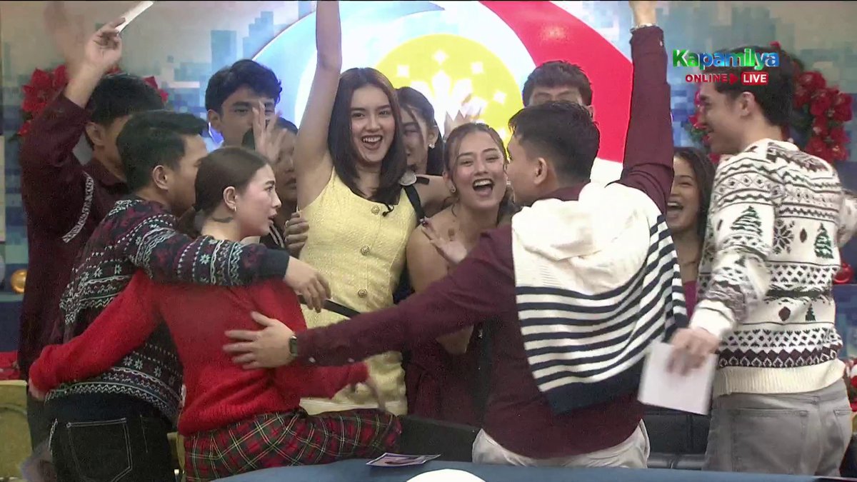 PBBabscbn's tweet photo. What a reunion! Congratulations, Big 4!

#PBBGen11Big4EverHappy https://t.co/QgjC1PpXPH