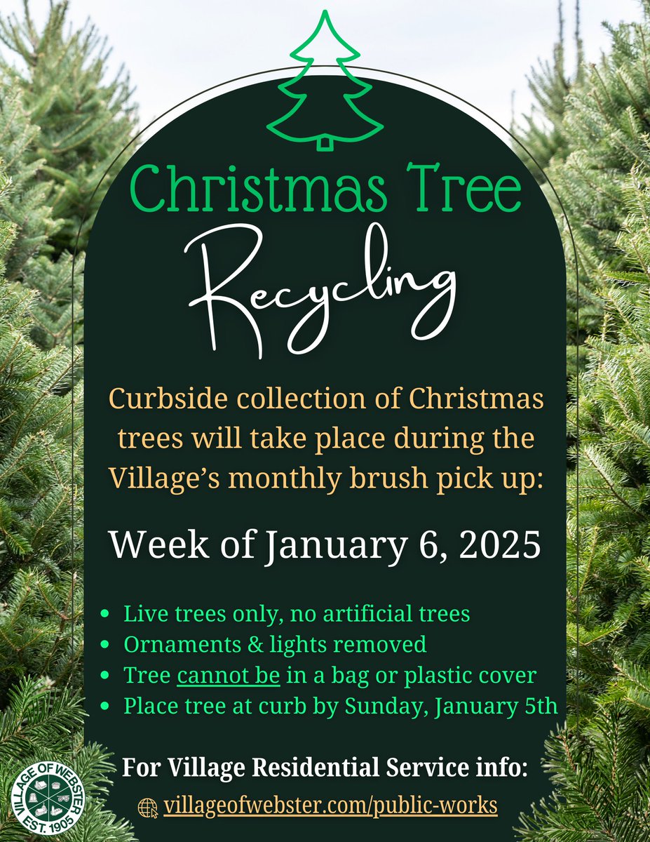 For more information about Village Residential Services:
villageofwebster.com/public-works.h…