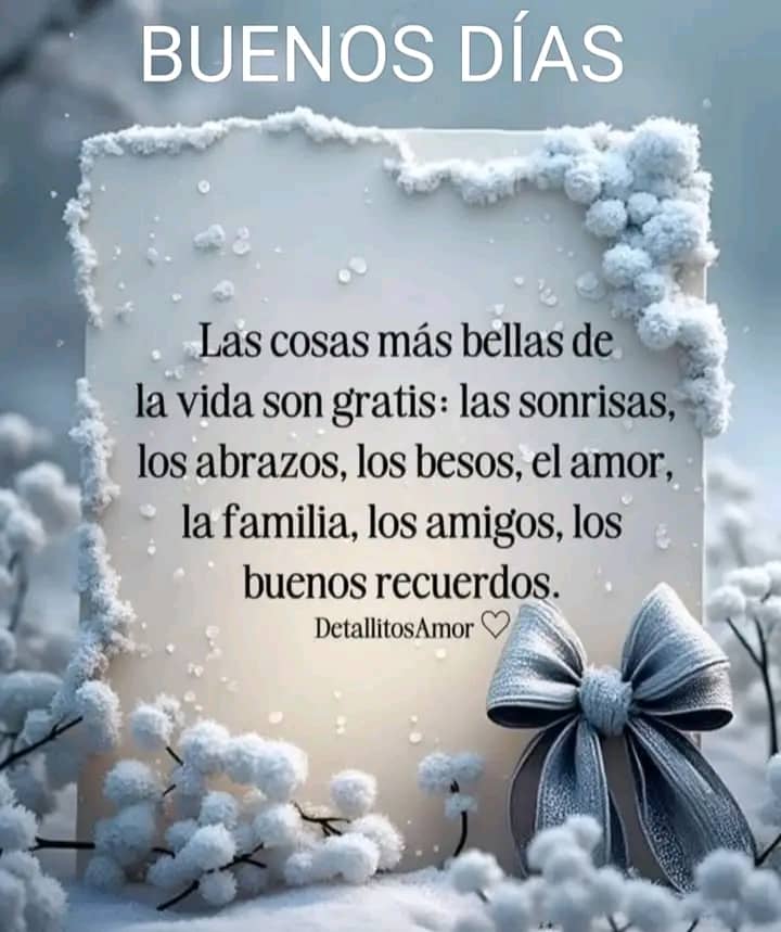 Buenos días para la gran familia  Twitter (X) que tengan un bendecido y maravilloso comienzo de semana 🎄☃️⛄🌲