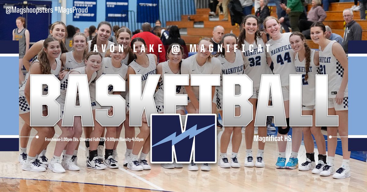 Magnificat Athletics (@magshsathletics) on Twitter photo Two of the best in the area clash THIS afternoon! <a href="/Magshoopsters/">Magnificat Basketball</a> <a href="/AvonLakeSports/">Avon Lake Athletics</a> <a href="/OFalls_Bulldogs/">OFalls Bulldogs</a> <a href="/SportsKee1/">KeeOnSports</a> @photodac Two of the best in the area clash THIS afternoon! <a href="/Magshoopsters/">Magnificat Basketball</a> <a href="/AvonLakeSports/">Avon Lake Athletics</a> <a href="/OFalls_Bulldogs/">OFalls Bulldogs</a> <a href="/SportsKee1/">KeeOnSports</a> @photodac