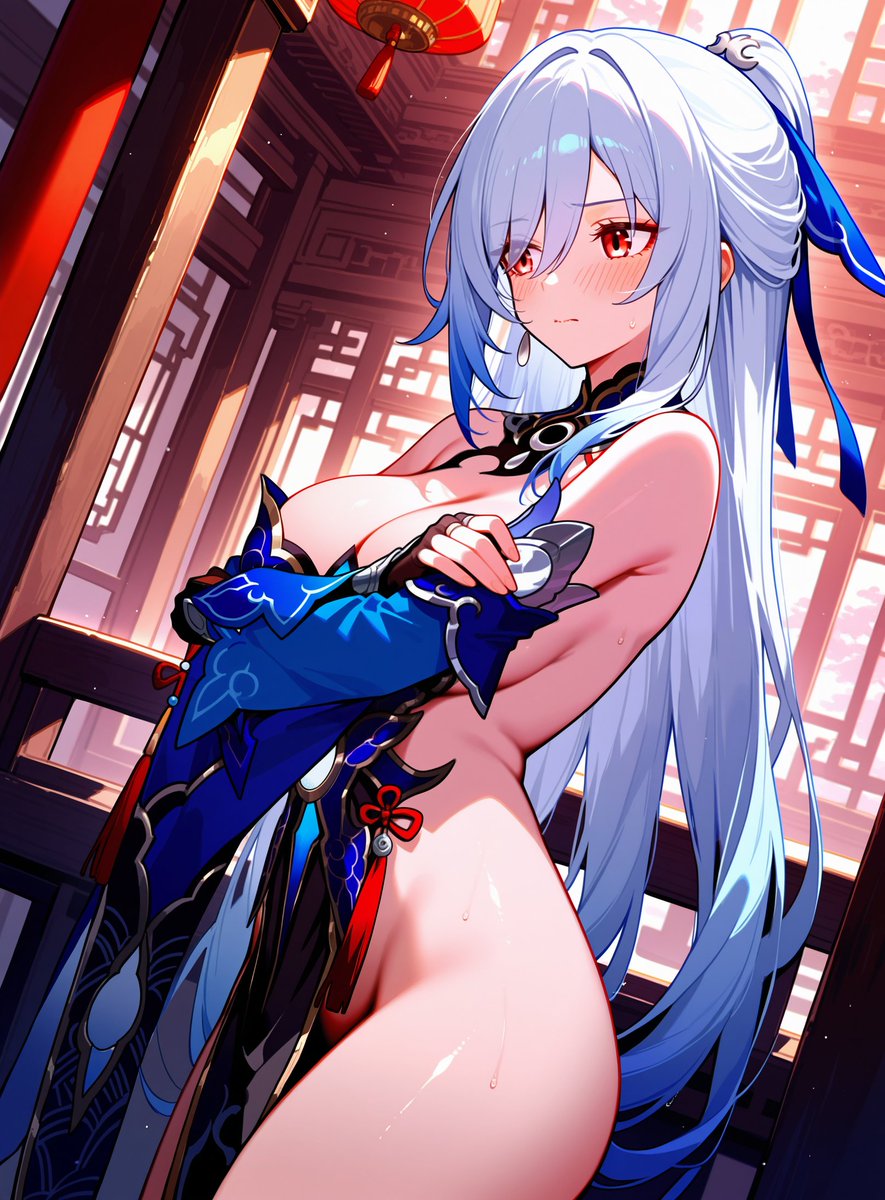 leiria_illust's tweet photo. 鏡流師匠(着替え中) https://t.co/IDRLA4NFYj