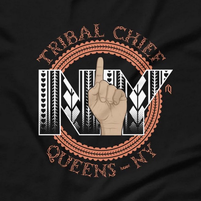 athletelogos's tweet photo. ☝️ Tribal Chief Giveaway! ☝️

RT &amp; Follow to enter to win the new Queens Tribal Chief shirt! Get yours at:

https://t.co/I7CFwtteud https://t.co/8oCzgzgONB