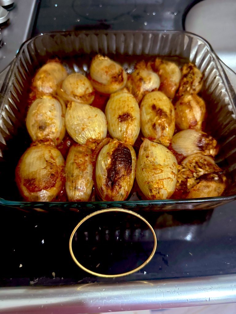 Soğan dolması karşılığında ajda bilejik aldım iyi bir alışveriş oldu🤣