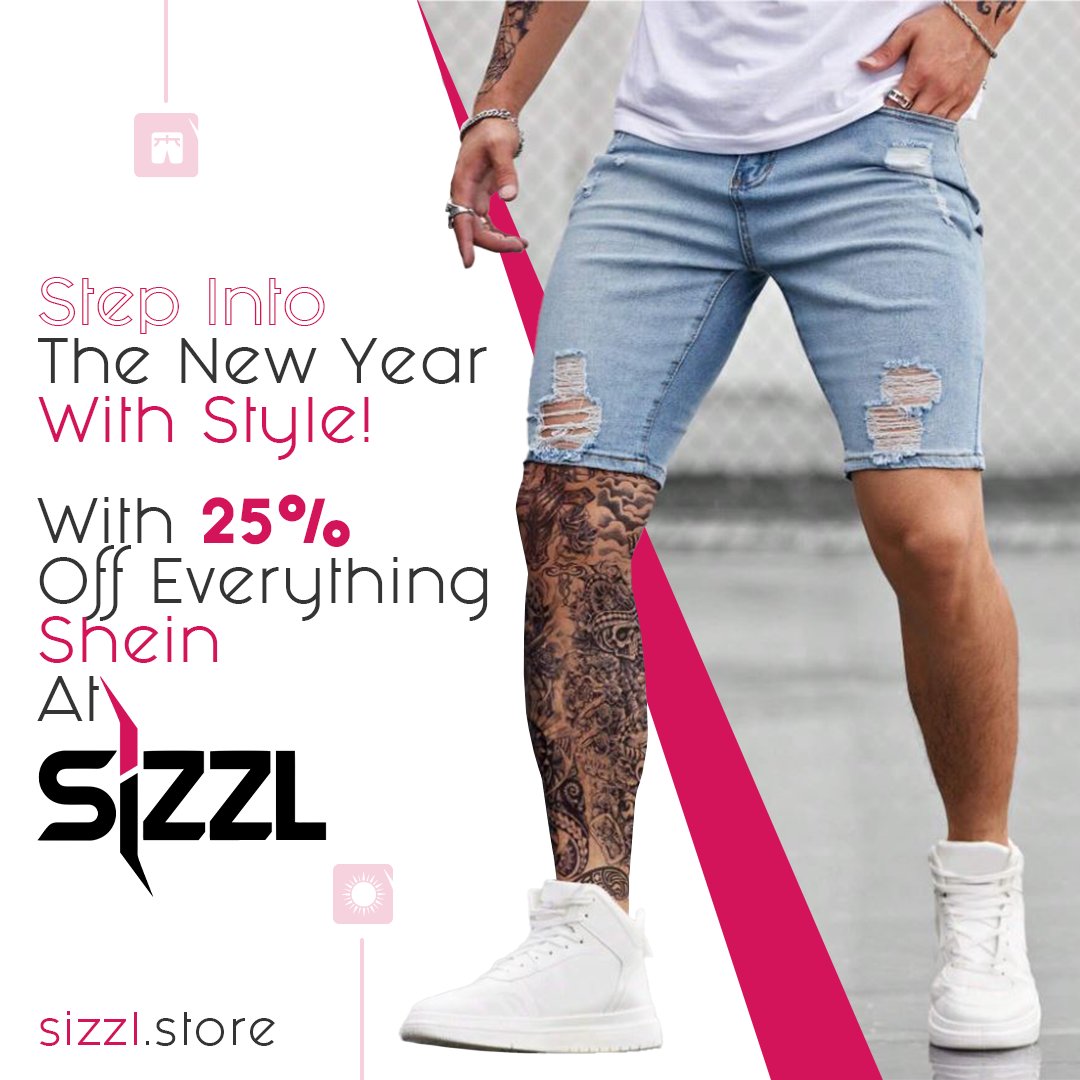 Sizzl_Store's tweet photo. Step into 2025 with style and savings! Get 25% off our latest Shein collection at Sizzl. We’ve got your New Year’s look covered.

Shop now at Sizzl and enjoy delivery in just 1-2 days or same-day pickup for orders before 10am.

🔗 https://t.co/5ZQoSBk3mV

#Sizzl #SheinInSA https://t.co/WCXmaAIbmX