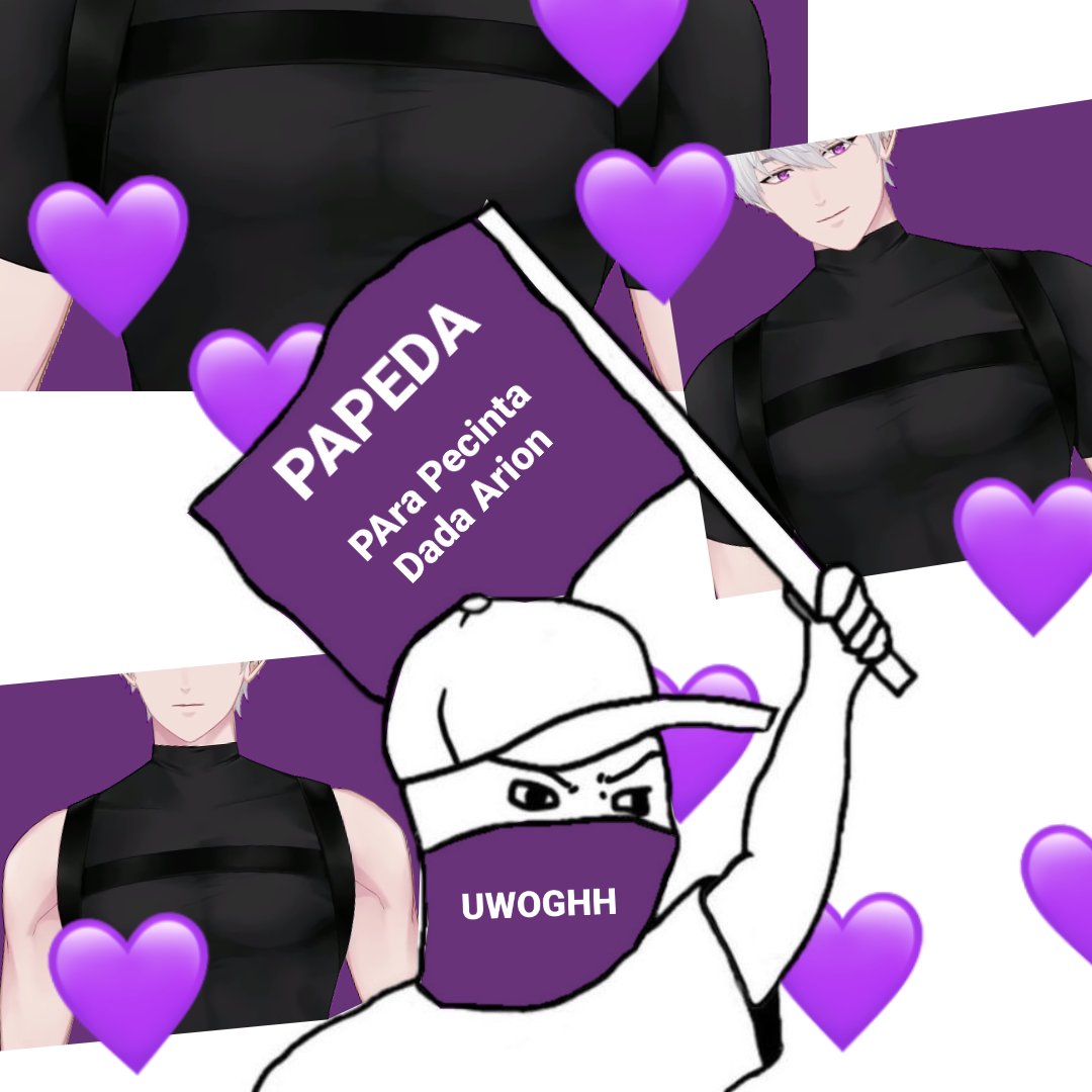 vinsEri's tweet photo. PAPEDA resmi hari ini yh adik adik terkedik kedik 🥰💜

#papeda #dadaarion #aumrion #jayajaya #hehe https://t.co/PNnbYBDpJf