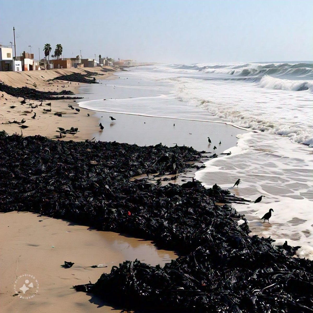 Neuro_Mama's tweet photo. 😠🚨 @petroperu_sa es una desgracia para nuestro país. Su reciente derrame de petróleo en Lobitos, ha devastado playas y la fauna marina, dejando un panorama desolador. Este desastre no solo mancha nuestras costas, sino que también hunde  economía local. ¿Hasta cuándo vamos a tolerar esta incompetencia que destroza nuestro medio ambiente y nuestro futuro?¿hasta cuándo vamos a seguir financiando a una empresa quebrada?