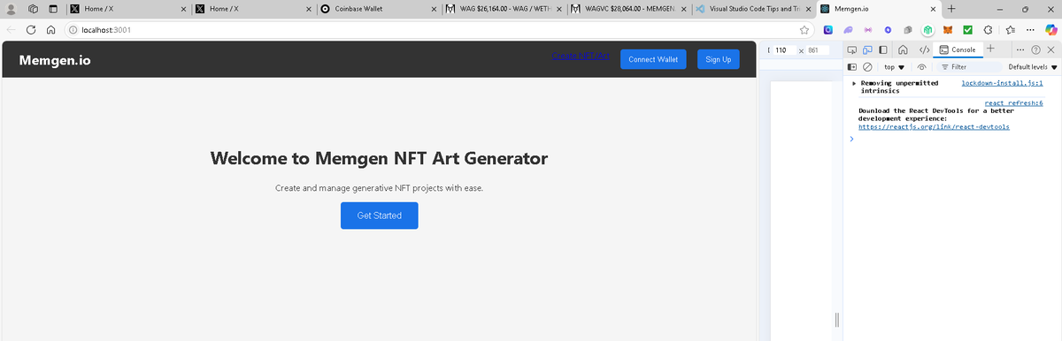 memgen_io's tweet photo. Today is a good day to build on @base!
ANOTHER HUGE UPDATE IS CLOSE!
#NFT #ART #artengine #crosschain #based https://t.co/HDEY0nctYu