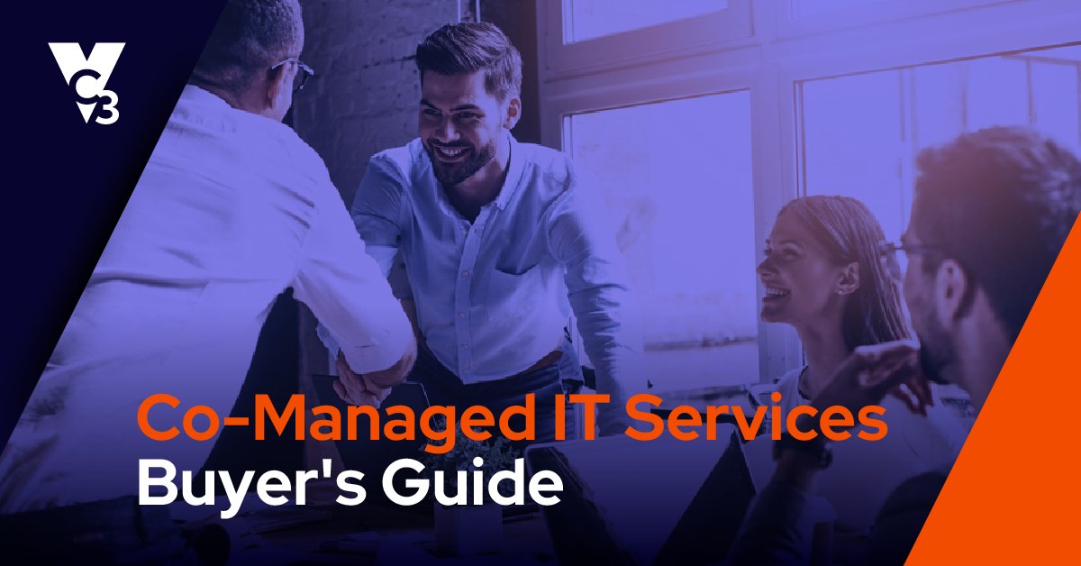 VC3Inc's tweet photo. 🤝 Is #CoManaged IT the Solution You Need?
With the right IT partner, you can relieve internal pressure, reduce downtime, & focus on achieving your mission.
Ready to see if co-managed IT is right for you? Check out the #BuyersGuide >> https://t.co/Er2RAdqNpS https://t.co/j2ijLESPvx