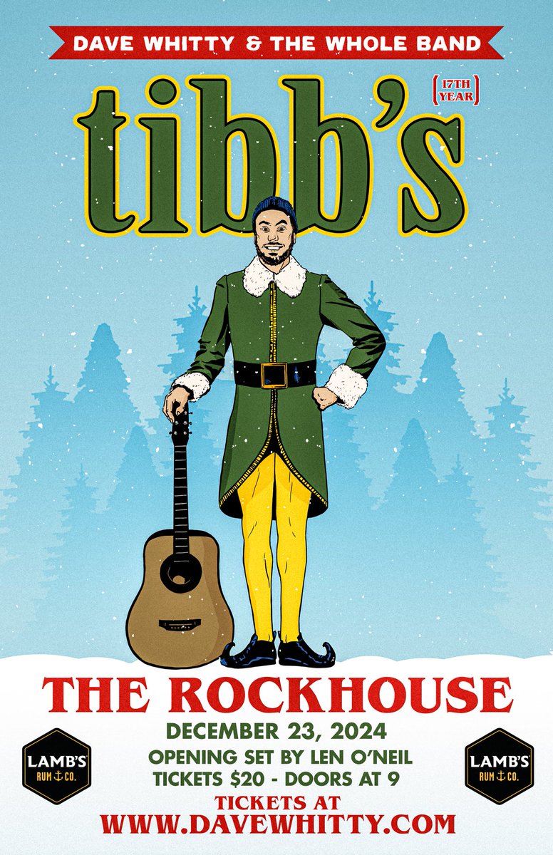 Dave Whitty (@davewhitty) on Twitter photo Happy Tibbs Eve b’ys! Best day of the year 💯 
 - going to be on CBC radio from 12-1 with Adam Walsh chatting Tibbs. Tune in at 88.5fm or CBC listen app
-You can buy tickets for Tibbs Eve at tickettide.ca until 5pm.
- THERE WILL BE LOTS OF TICKETS AT THE DOOR! Happy Tibbs Eve b’ys! Best day of the year 💯 
 - going to be on CBC radio from 12-1 with Adam Walsh chatting Tibbs. Tune in at 88.5fm or CBC listen app
-You can buy tickets for Tibbs Eve at tickettide.ca until 5pm.
- THERE WILL BE LOTS OF TICKETS AT THE DOOR!