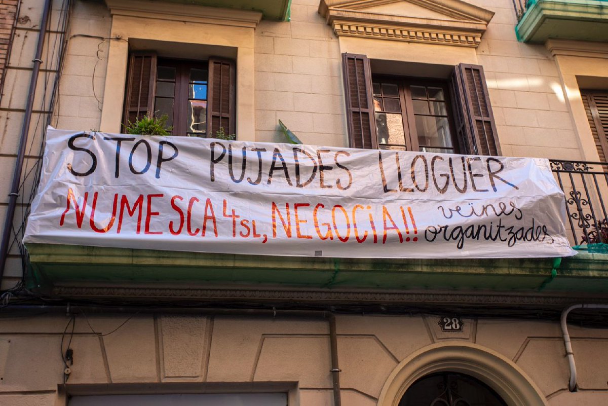 HabitatgeGracia's tweet photo. 💥El #23N va ser un clam per l'abaixada dels lloguers. Ara, les veïnes de Romans 28 s'han organitzat amb el Sindicat per plantar-se contra les pujades de lloguer. 

‼️Numesca 4 SL imposa un IPC per sobre de l'estipulat i conceptes abusius relacionats amb IBI, impostos i serveis. https://t.co/6xlvxvC1BU