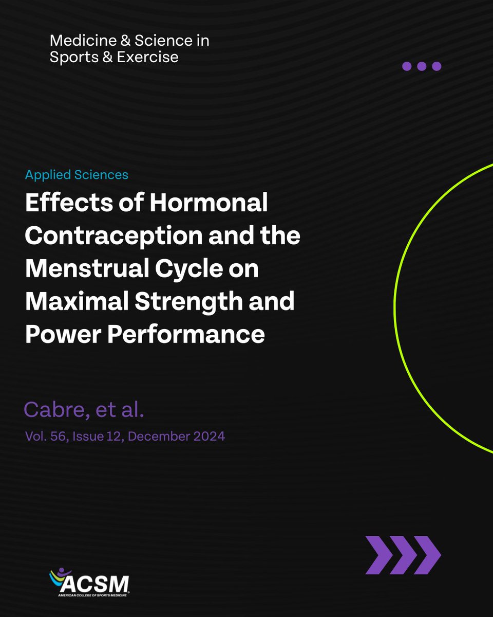 To purpose of this study by Cabre et al. was to evaluate the effects of oral contraceptive and hormonal intrauterine device use, compared with an eumenorrheic cycle, on maximal strength and power between hormone phases. Read more here: brnw.ch/21wPBmv