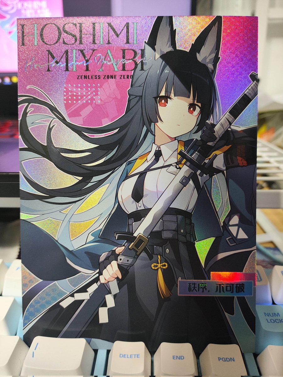 Rydia_02200059's tweet image. #绝区零 #zzzero #ゼンゼロ #星见雅 #Miyabi
QuAnちゃん画的星见雅!
做成了明信片,会带来 #C105 !