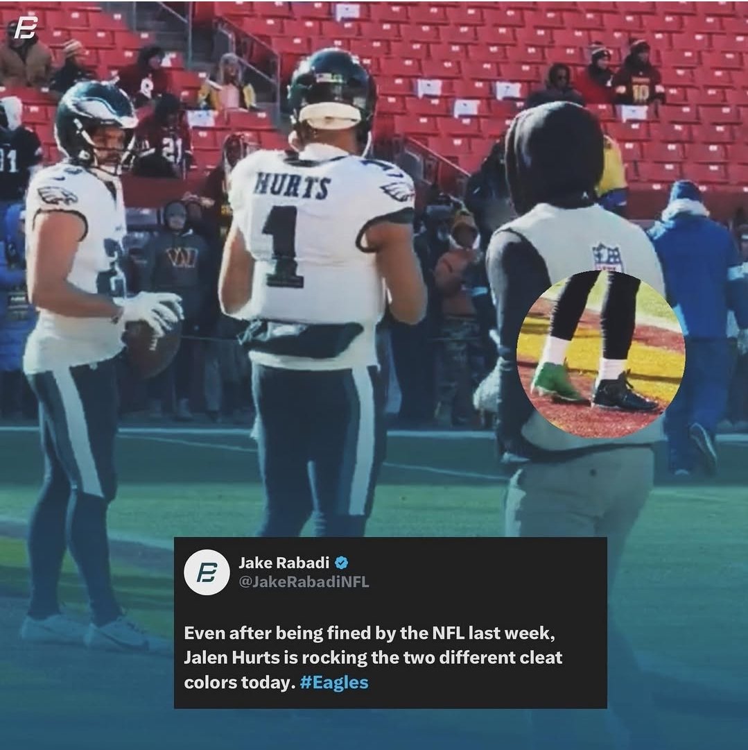CalebTa47615393's tweet image. @sethjoyner 
This may be a HUGE REACH,but let's say #jalenhurts really was good to come back, and the #NFL    stepped in to get they chance to punishing him for the disrespect, lol idk could be the #ikeJuice 
Long story short, this last week will see of the 2 shoes. TRUST ME