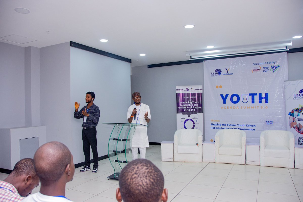 ilead4africa's tweet photo. Together, we’ve sparked conversations on shaping the future with youth-driven policies for inclusive governance. Thank you for being part of this transformative journey. 2/2

#iLeadAfrica #YouthAgendaSummit #YAS2024 #YouthElectProject #YouthElectNG #TheNigeriaWeWant #NYFF https://t.co/aaPJaTo2Cr