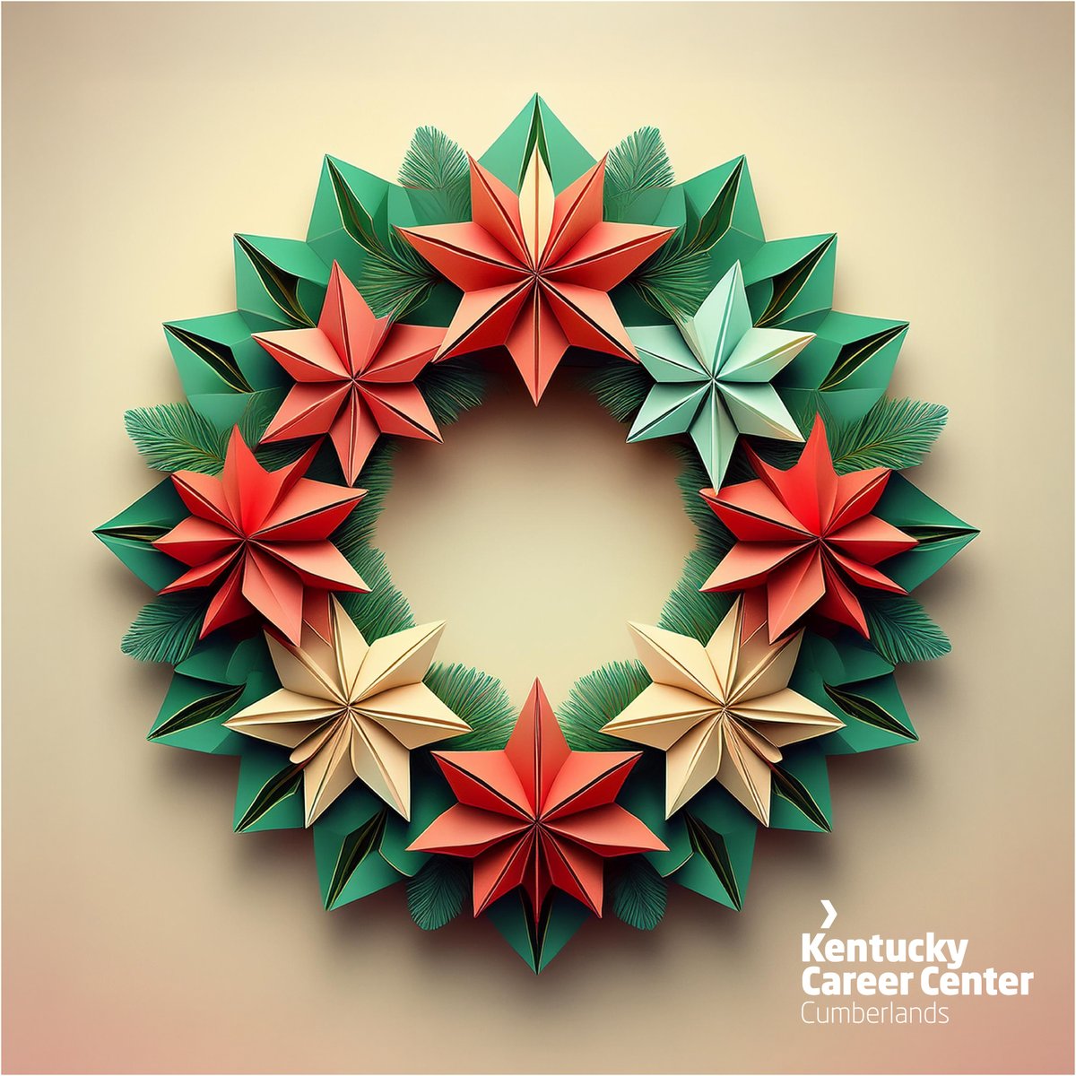 Here’s wishing you a Merry Christmas and a Happy New Year from everyone at the Kentucky Career Center—Cumberlands and the Cumberlands Workforce Development Board!
