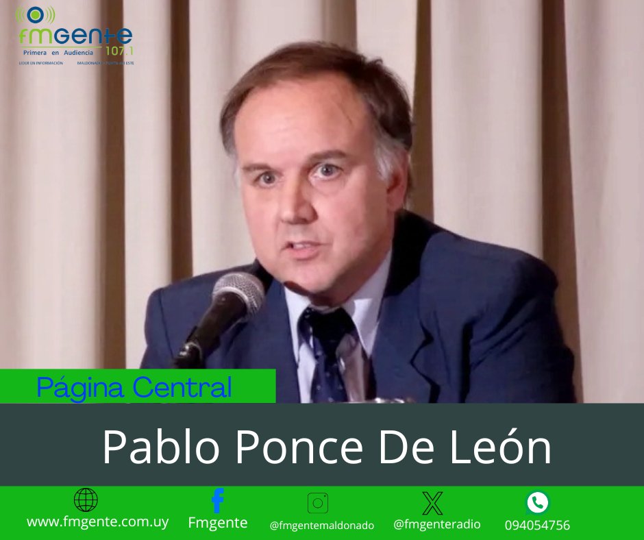 Pablo Ponce De León con <a href="/alexiscadimar/">Alexis Cadimar</a> y <a href="/DiegoenRealidad/">Diego Hernández</a> en La Página Central de la Revista:

      “Tenemos un muy importante remate por delante, es en el marco de un convenio con la Junta Nacional de Drogas, es un padrón rural de 145 hectáreas en El Entrevero, elegimos una