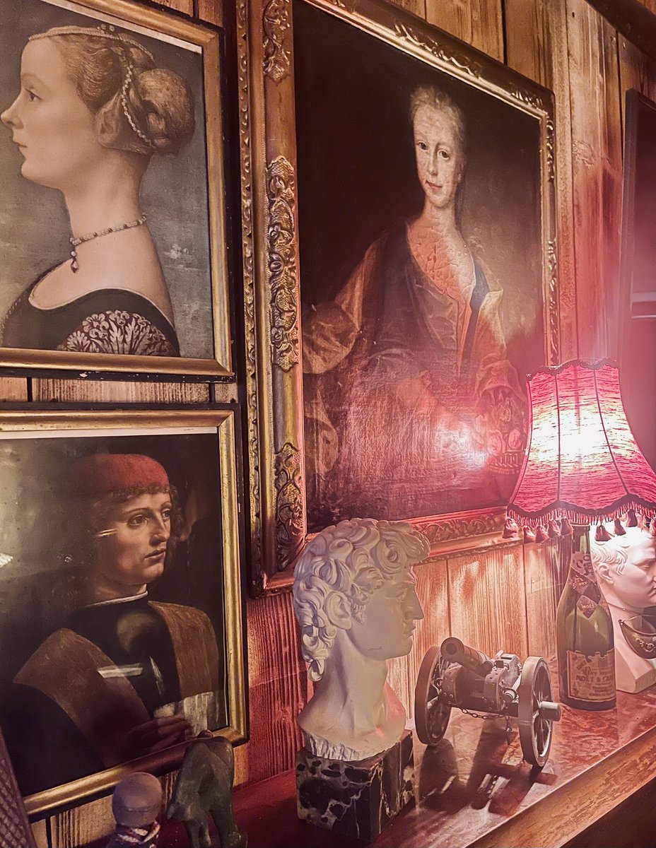 Collector_dan's tweet image. A happy few hours adding new art pieces to a wall at home 🙂