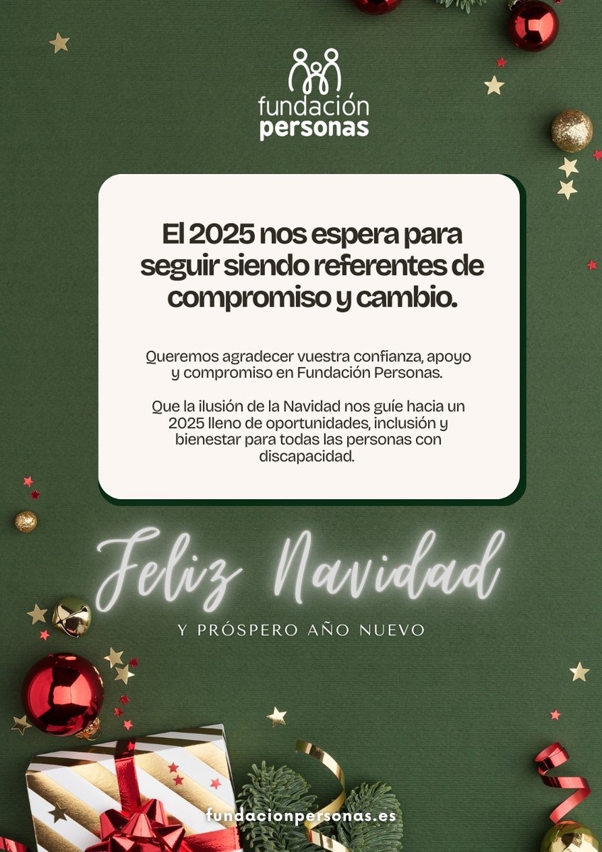 #FelizNavidad #FelizAñoNuevo #inclusiónsocial #diversidad