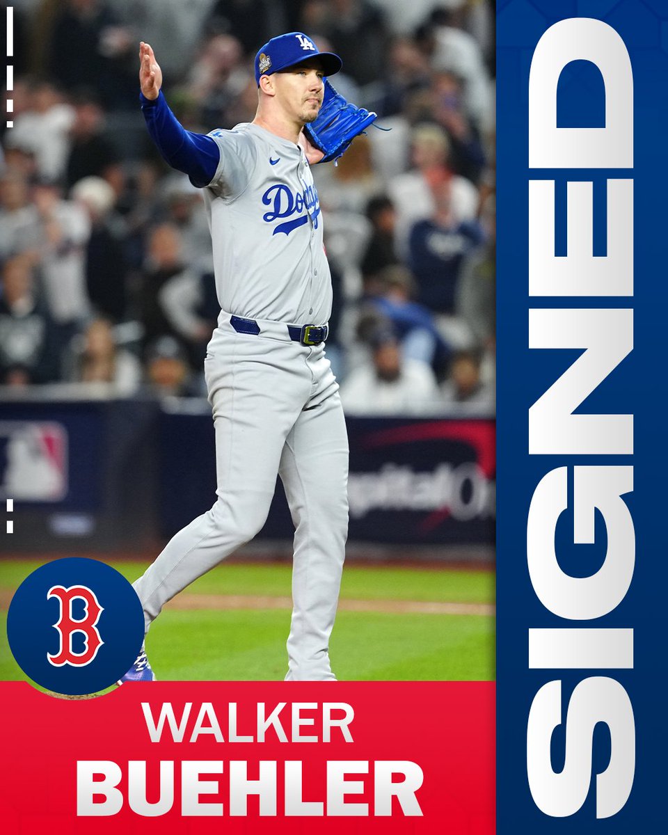 Red Sox, RHP Walker Buehler are reportedly in agreement on a one-year contract.