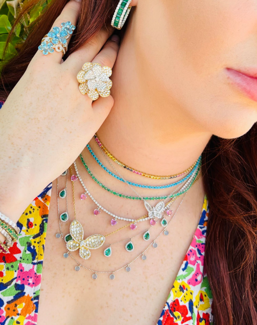 celebrity_1sale's tweet photo. Canโt get enough colorful stacks this summer ๐ท๐ท
All pieces here are on sale, dm or call for inquires! Stop by the shop and try them on for yourself ๐ท
#jewelry #jewelrystack #neckstack #neckmess #diamonds #sapphires #emeralds #rubies #tanzanite #jewelryaddict #jewelrylover https://t.co/uIAerSKCAf