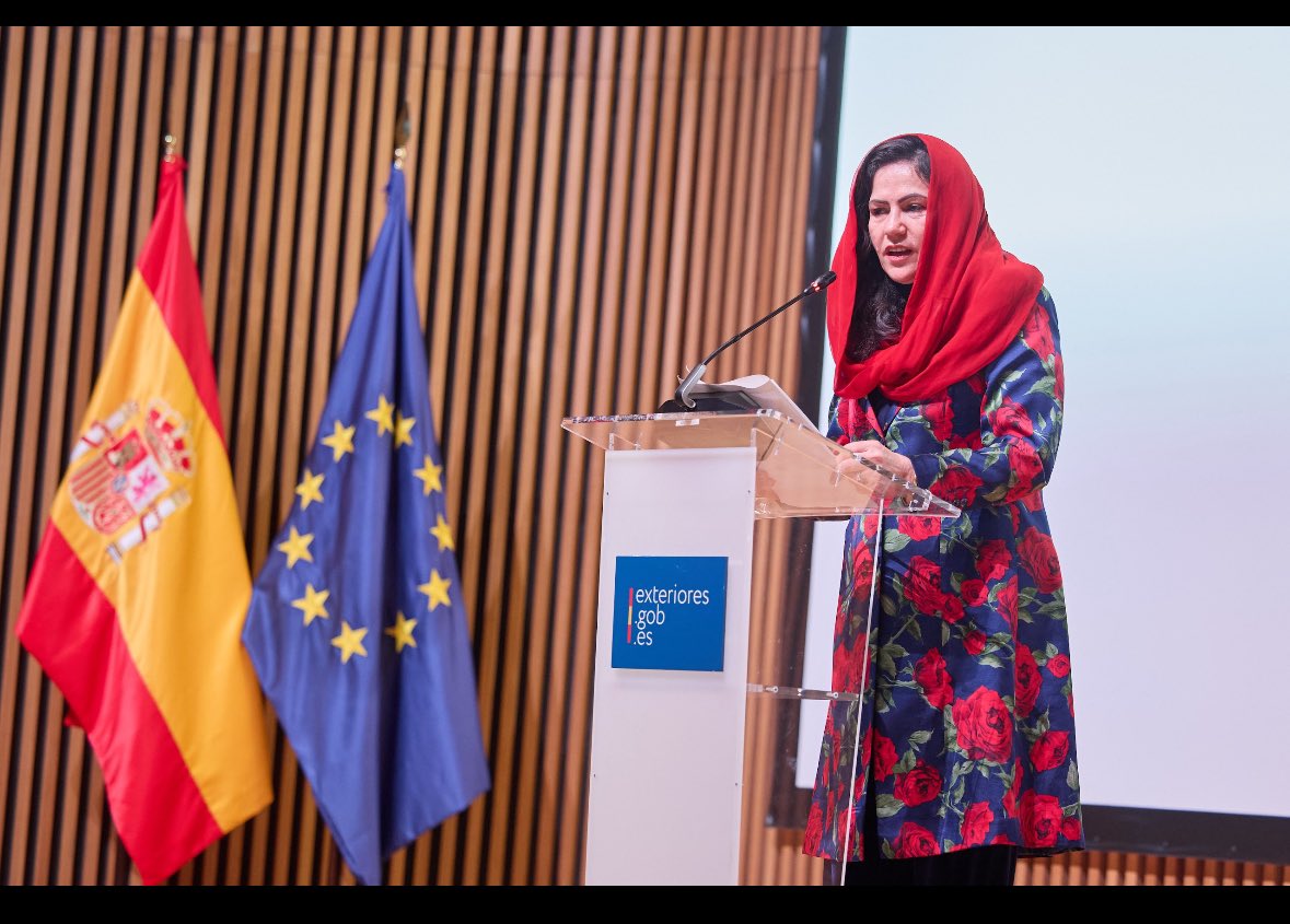 Fawzia Koofi (@fawziakoofi77) on Twitter photo As 2024 comes to a close, It fulfilling only to have been part of the ongoing struggle for women inside and outside Afghanistan.
On December 13, the Government of Spain, in partnership with <a href="/WomenForAfg/">Women for Afghanistan</a> , hosted conference titled “Catalyzing Political Space and As 2024 comes to a close, It fulfilling only to have been part of the ongoing struggle for women inside and outside Afghanistan.
On December 13, the Government of Spain, in partnership with <a href="/WomenForAfg/">Women for Afghanistan</a> , hosted conference titled “Catalyzing Political Space and