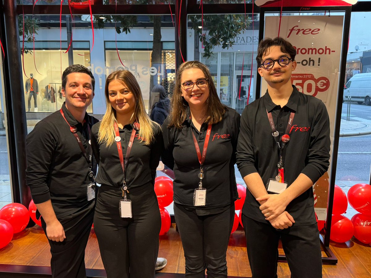 #Vichy : ouverture de votre toute nouvelle boutique #Free au 5 rue Georges Clemenceau. Hâte de vous y retrouver 🤗
📍maps.app.goo.gl/zxj1eE7bwfdSqp…