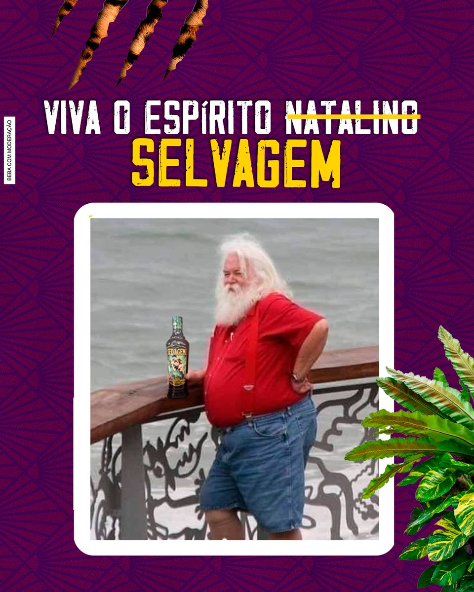 Ninguém resiste ao modo selvaaaagem, raaaaawr 🐅.

Beba com moderação.

#catuabaselvagem #catuaba #natal