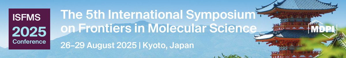 IJMS_MDPI's tweet photo. 🧬Don’t miss your chance to present at Session 1, “Protein #Structure and Molecular #Dynamics” at ISFMS 2025!

More information:
https://t.co/uKuDlYXTuJ

#ISFMS2025 #Molecular #Sciences #DrugDiscovery
#Oral #Poster #Presentation
#BiologicalFunction
#protein 
#biotechnology https://t.co/fb2lREVIEU