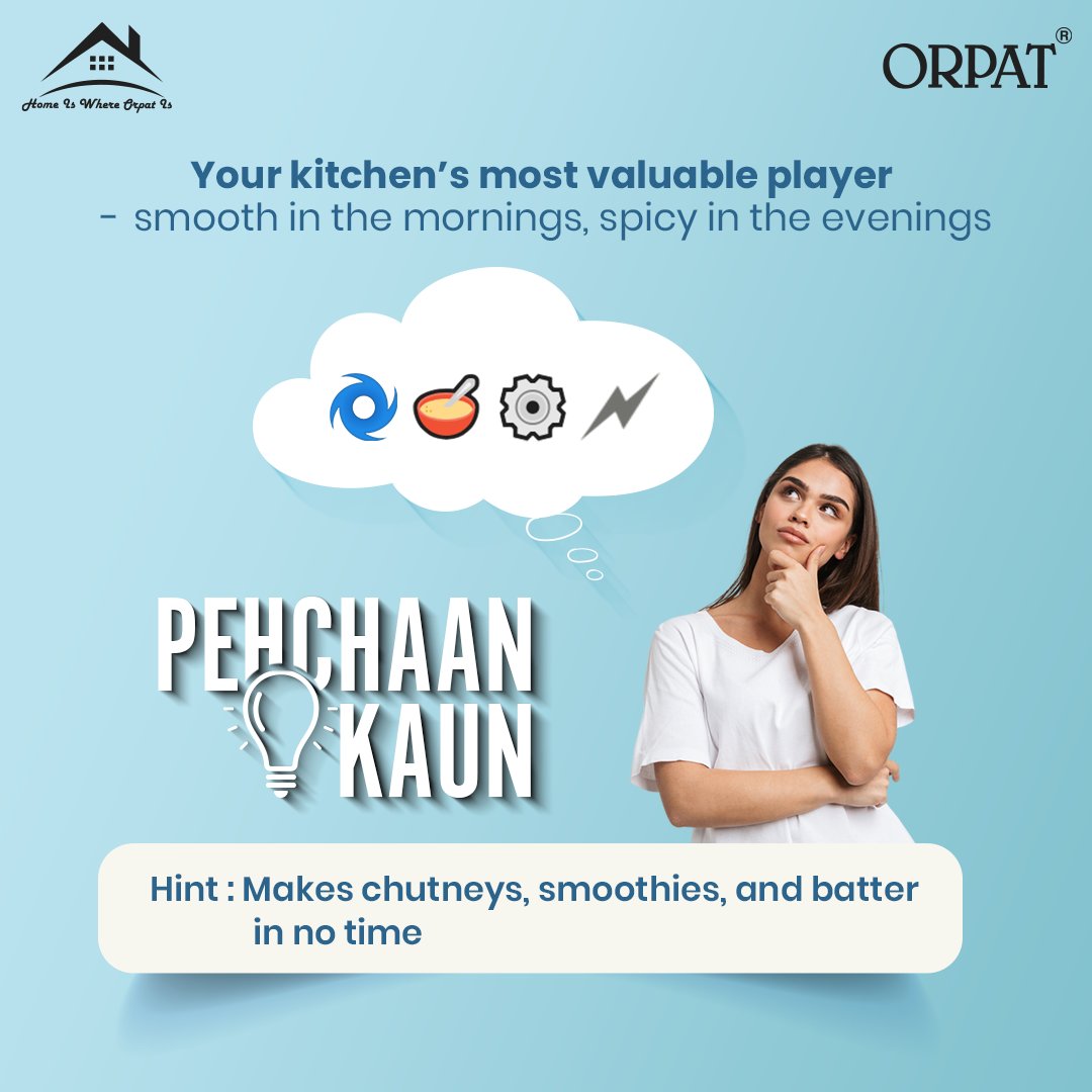 orpat_group's tweet photo. Think you know the answer? 🕵️♂️💡
Participate our 'Pehchaan Kaun' contest and stand a chance to WIN exciting Orpat products! 🎁
📅 Contest Dates: Dec 23rd – Dec 31st, 2024
🎉 Winners announced on Jan 2nd, 2025
#OrpatContest #PehchaanKaun #WinWithOrpat #orpatgroup #winter #contest https://t.co/zqKN0iNUZj