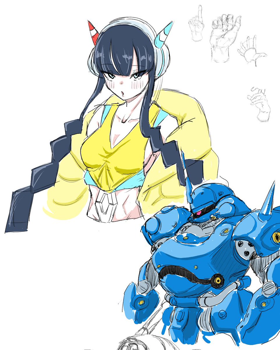 絵チャでカミツレと明日イブだから描いたケンプファー 