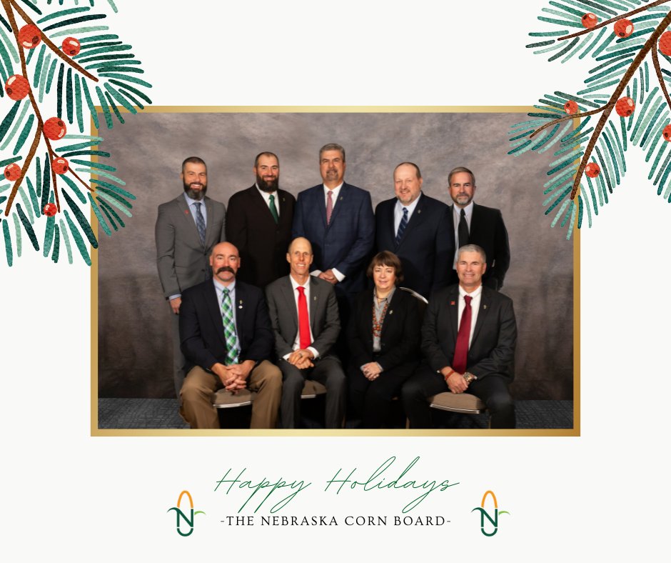 NECornBoard's tweet photo. Warmest wishes from the Nebraska Corn Board! May your holiday season be filled with joy, love and time with loved ones. Happy holidays!

#necorn #happyholidays https://t.co/ISTezEjf83