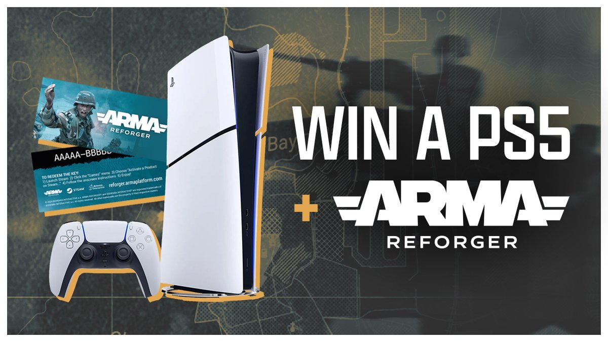 ArmaPlatform's tweet photo. You have 1 WEEK LEFT— ⏳

Get in on the action and win a PlayStation®5 Digital Edition console to immerse yourself in an authentic Cold War experience! Don’t miss your shot! 🎯

✅ Enter here: https://t.co/dWjxOuBsIS
