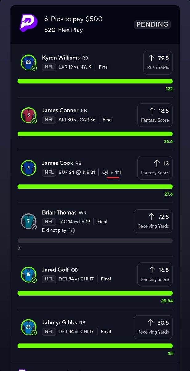 MarquetteDFS's tweet photo. @Mr_LiveLikeThis @PrizePicks @PrizePicksGG Same here.  I'm going to keep hounding them about this. https://t.co/2isY22Z1Zm