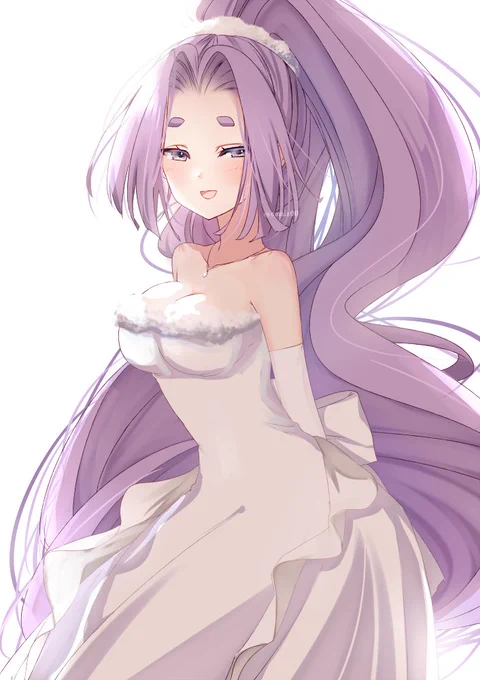 白いドレスの初春ちゃん 