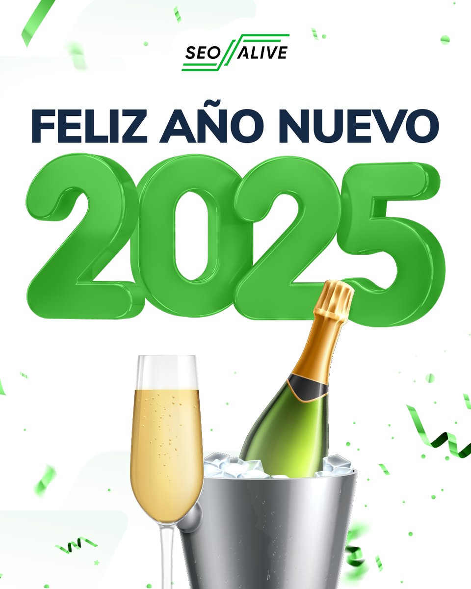 seo_alive_'s tweet photo. ¡El equipo de SEO Alive les desea un muy feliz y exitoso 2025! 🥂

Que este año esté lleno de logros, aprendizajes y grandes oportunidades. 🚀 ¡Sigamos creciendo juntos! 🌟 https://t.co/8DNqUh2dsV