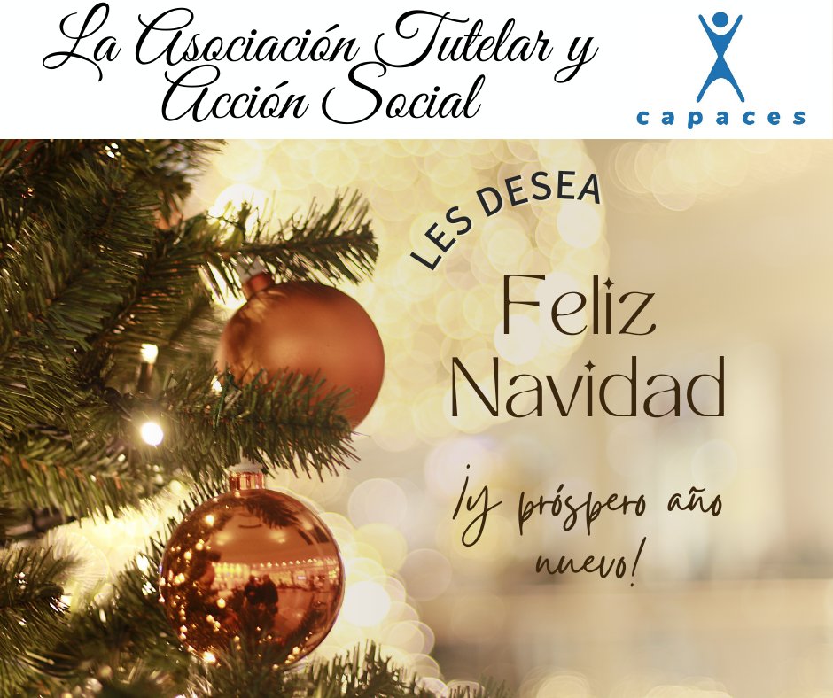 YCapaces's tweet image. Que la magia de estas fechas nos recuerde que somos capaces de construir un mundo lleno de amor, inclusión, y esperanza.

¡ Feliz Navidad!