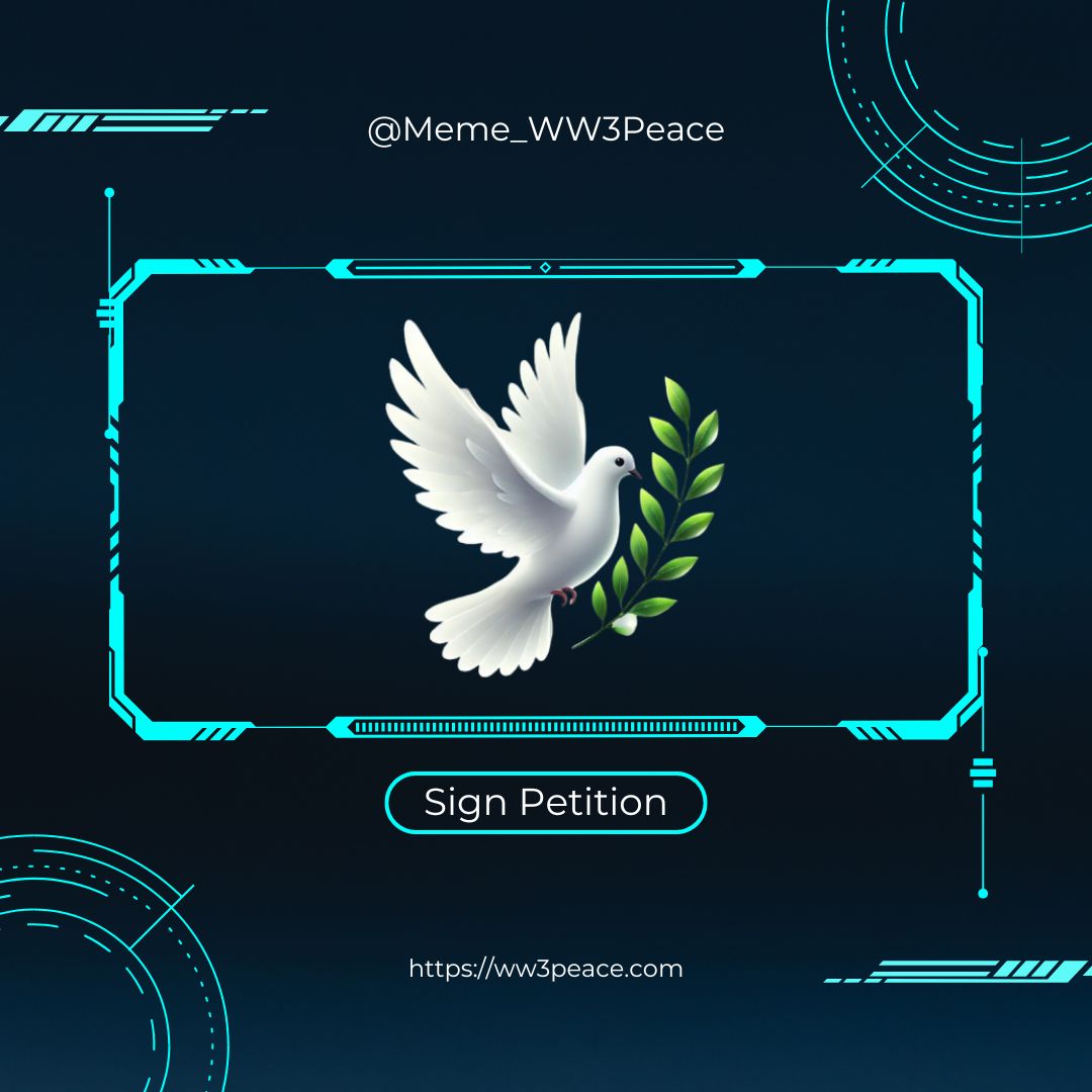 Meme_WW3Peace's tweet photo. WW3Peace airdrops is Live

💸More than 2,000,000,000 WW3Peace giveaway

🔸STEP 1 : 💕 & 🔁 + Follow Meme_WW3Peace🔔
🔸STEP 2 : Drop your $SOL wallets

WW3Peace presale is Live at:
https://t.co/RhtHjweHtb

#Solana #SolanaCommunity #SolanaAirdrops #SolanaGiveaway #Altcoins #Presale #NoWar #Peace