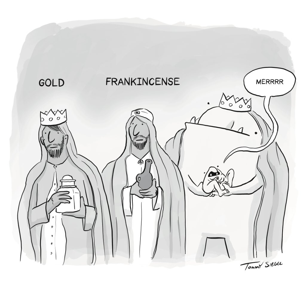 i always wondered what the hell the third wise man was bringing 