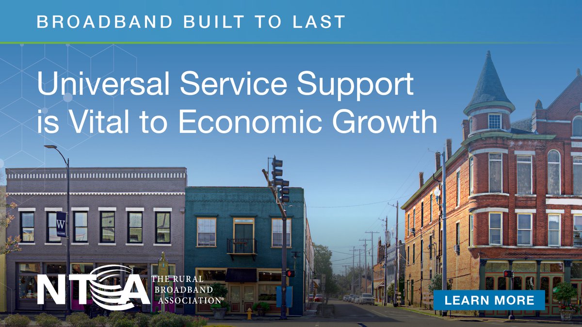 NTCAconnect's tweet photo. Rural communities with high broadband adoption rates and local providers see 213% higher business growth than those with low usage. With more demand for broadband, the USF keeps rural communities from falling behind. #BroadbandBuiltToLast 

More: https://t.co/ftXCILhOVE https://t.co/MJ5eg5D0Wi