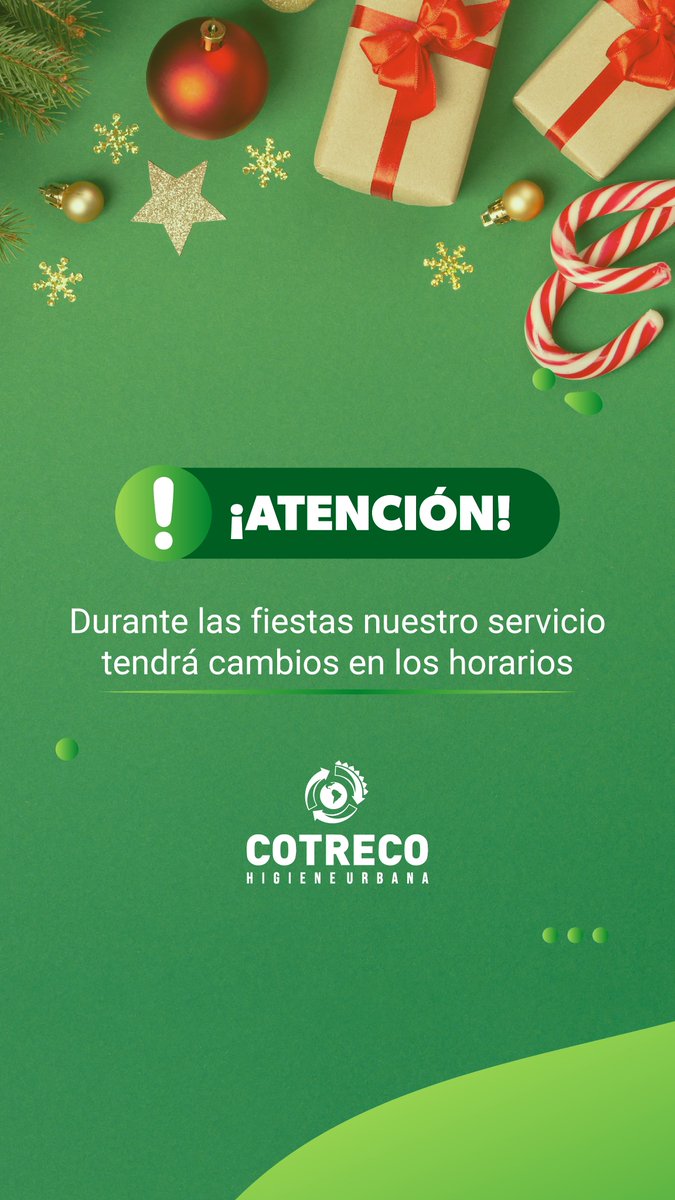 Miércoles 25 de diciembre

RÍO TERCERO
Sin servicio de recolección y barrido

RÍO CUARTO
Sin servicio de recolección y barrido

VILLA MARÍA
Sin servicio de recolección y barrido

VILLA CARLOS PAZ
Sin servicio de recolección y barrido