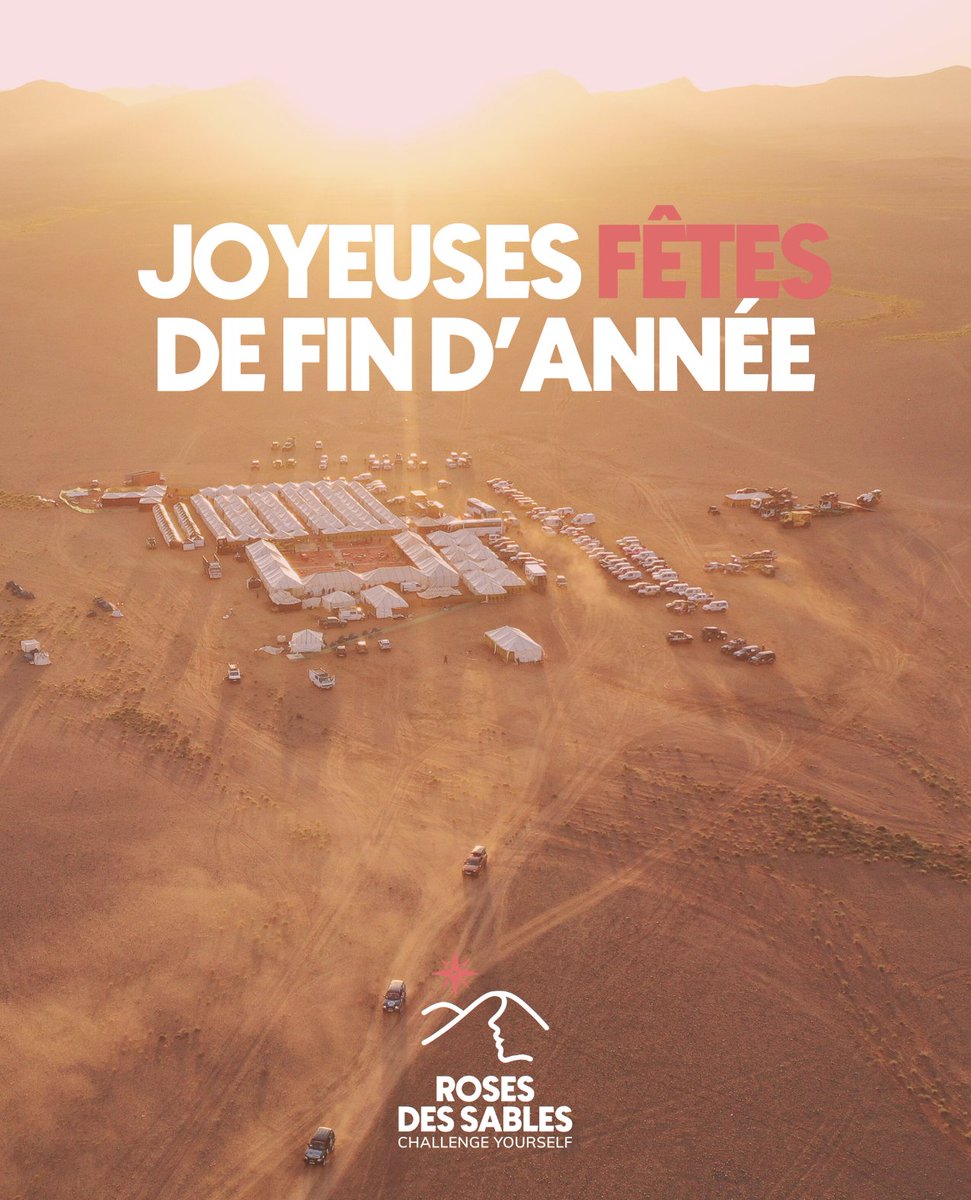 Toute l’équipe du rallye Roses des Sables vous souhaite de très bonnes fêtes de fin d’année remplies d’énergies positives et de beaux moments partagés !

Joyeuses fêtes et prenez bien soin de vous et de vos proches. 🌟🎄❤️