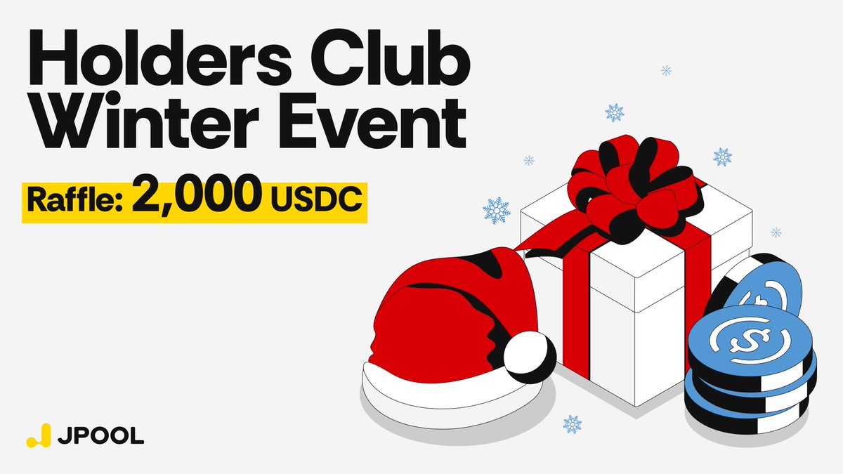 JPoolSolana's tweet photo. ❄️ Win 2,000 USDC in the JPool Winter Event! ❄️
 
Get rewarded by joining the Holders Club and following these simple steps to boost your chances.

👉 Get Started: https://t.co/aRvyrfIJo3 

How to enter:
1⃣ Be a Holders Club member
2⃣ Mint an NFT in the Holders Club
3⃣ Deposit 0.2 SOL or more
4⃣ Follow JPool on social media

⬆️ The more steps you complete, the higher your chances of winning!